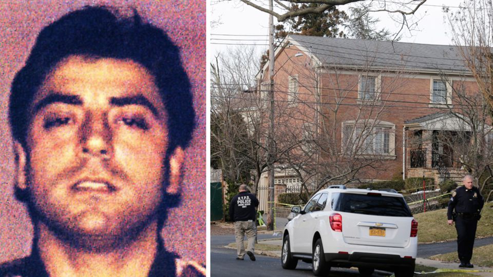 Der Mafia-Boss Francesco "Frank" Cali wurde vor seinem Haus auf Staten Island, New York, mit sechs Kugeln regelrecht hingerichtet Der Mafia-Boss Francesco "Frank" Cali wurde vor seinem Haus auf Staten Island, New York, getötet