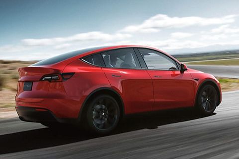 Tesla Model Y - das Design ähnelt dem des Model X