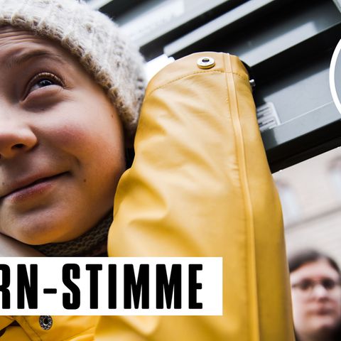 Greta Thunberg bei der Klimademonstration "Fridays for Future" in Stockholm