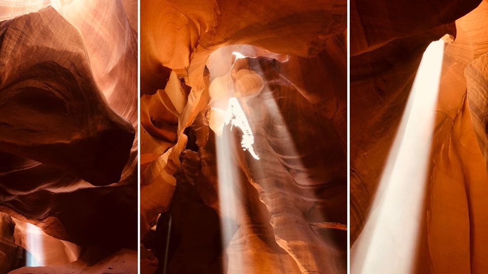 USA-Roadtrip: Antelope Canyon zur Mittagszeit