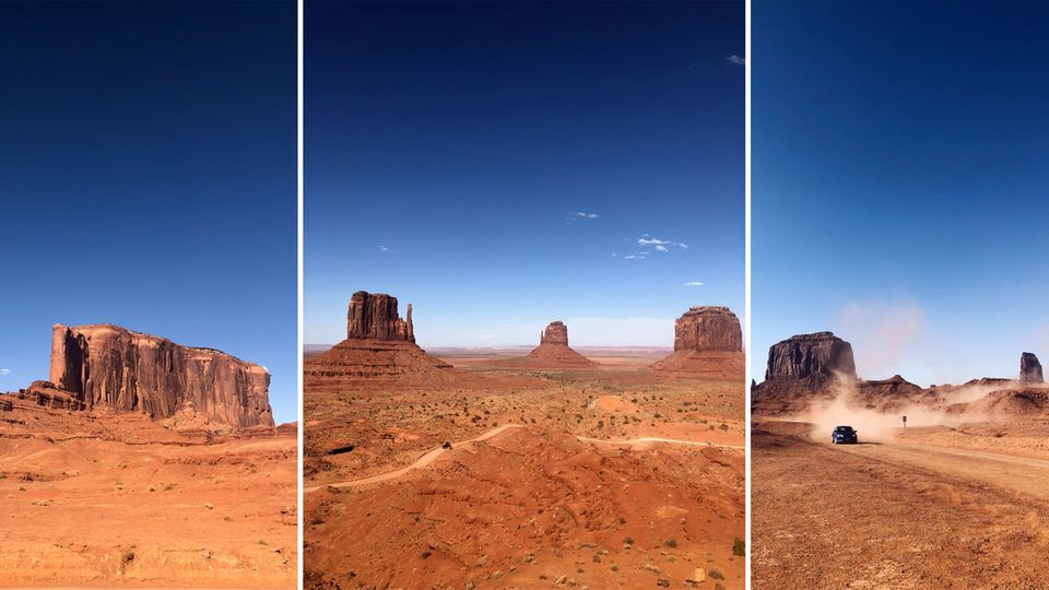USA-Roadtrip: Rote Felsen im Monument Valley