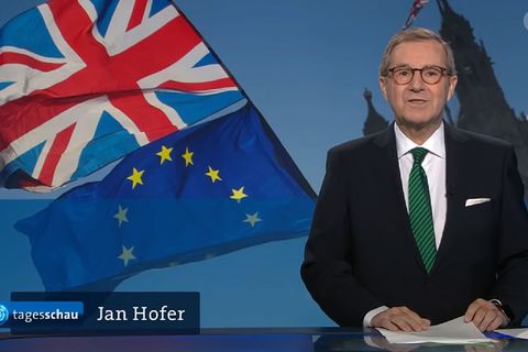 Jan Hofer in der "Tagesschau"