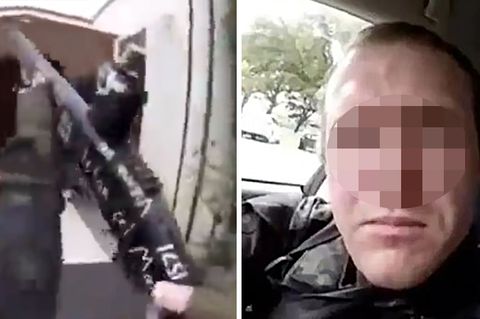 Der 28-jährige Brenton T. filmte seine grausame Tat, offenbar mit einer Helmkamera