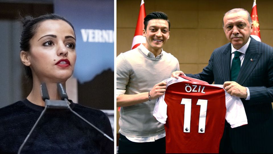 Sawsan Chebli, Mesut Özil, Recep Tayyip Erdogan