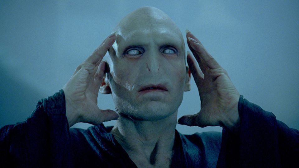 Ralph Fiennes als Lord Voldemort in "Harry Potter"