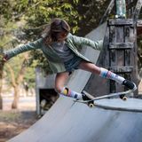 Skay Brown zeigt Tricks