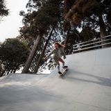 Sky auf der Halfpipe