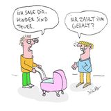 Cartoons von Tobias Schülert: Klimawandel - So schlecht geht es Frau Holle