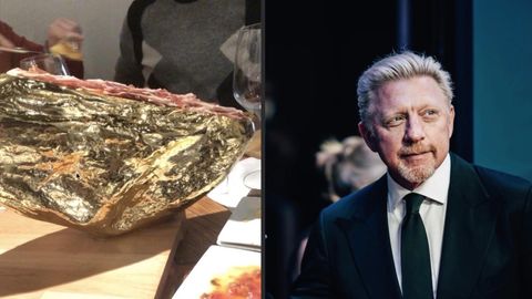 Boris Becker genießt dekadentes Essen
