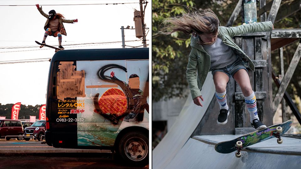 Jüngste britische Olympionikin: Mit 2 stand Sky Brown zum ersten Mal auf einem Skateboard, mit 12 wird sie in Tokio antreten