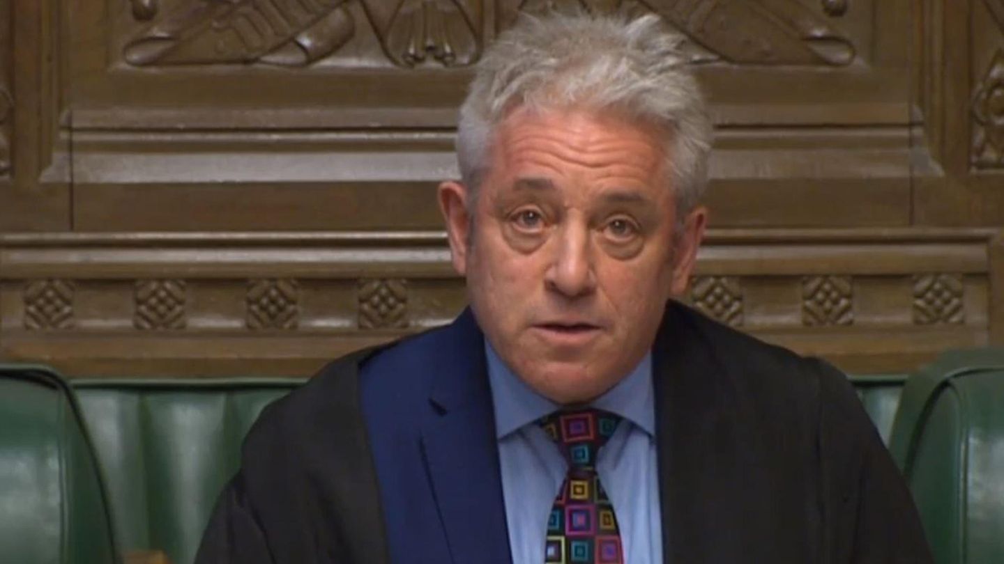 Der Präsident des britischen Unterhauses, John Bercow