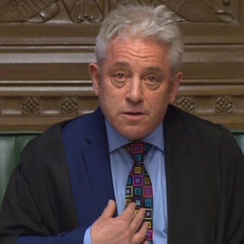 Der Präsident des britischen Unterhauses, John Bercow
