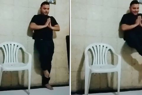 Optische Täuschung: Mann schwebt scheinbar - am Ende zerstört eine witzige Szene die Illusion