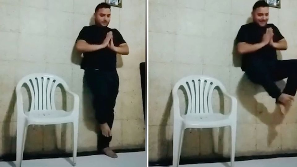 Optische Täuschung: Mann schwebt scheinbar - am Ende zerstört eine witzige Szene die Illusion