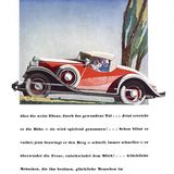 Die Werbung für den Opel Moonlight Roadster aus dem Jahre 1933