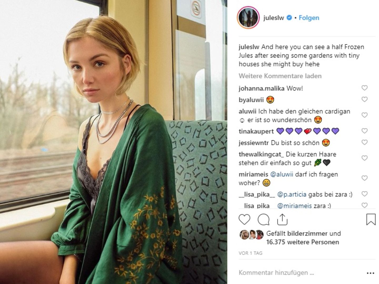 Ex-GNTM-Kandidatin Julia Wulf