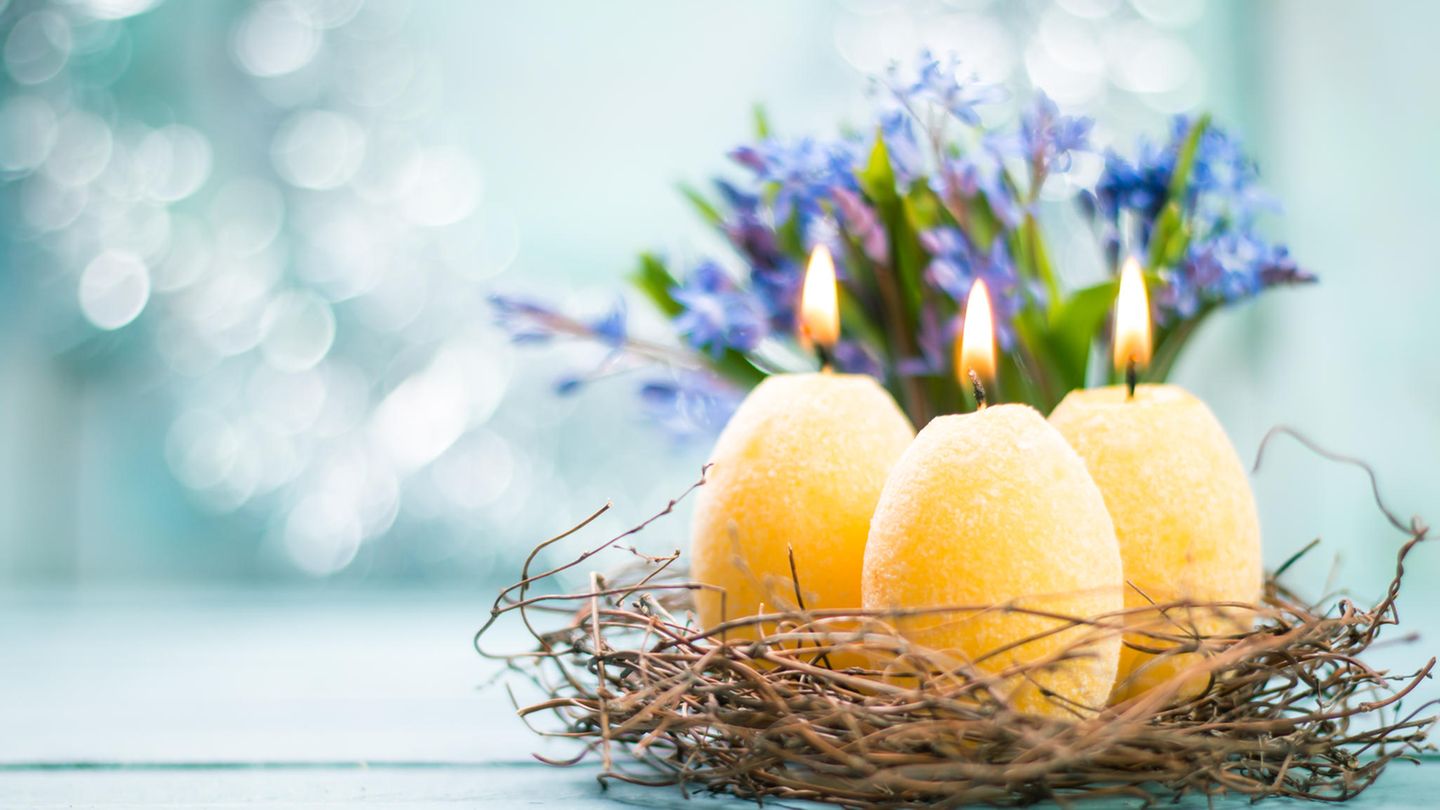 Osterkerze: 17 Prozent der Befragten machen zu Ostern eine Osterkerze.