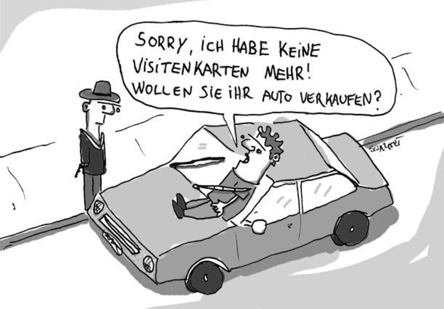 Cartoons von Tobias Schülert: Klimawandel - So schlecht geht es Frau Holle