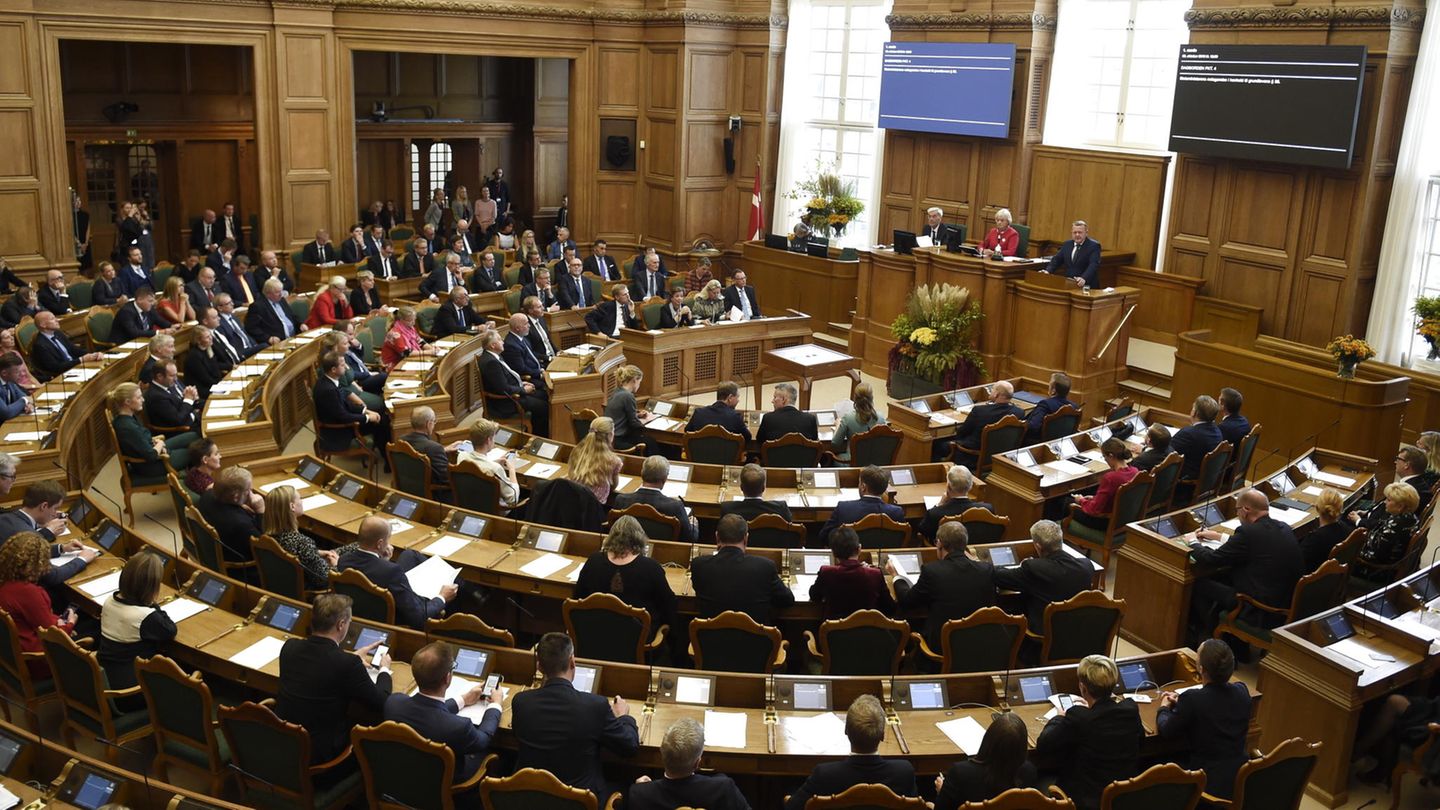 Das dänische Parlament, das "Folketing"