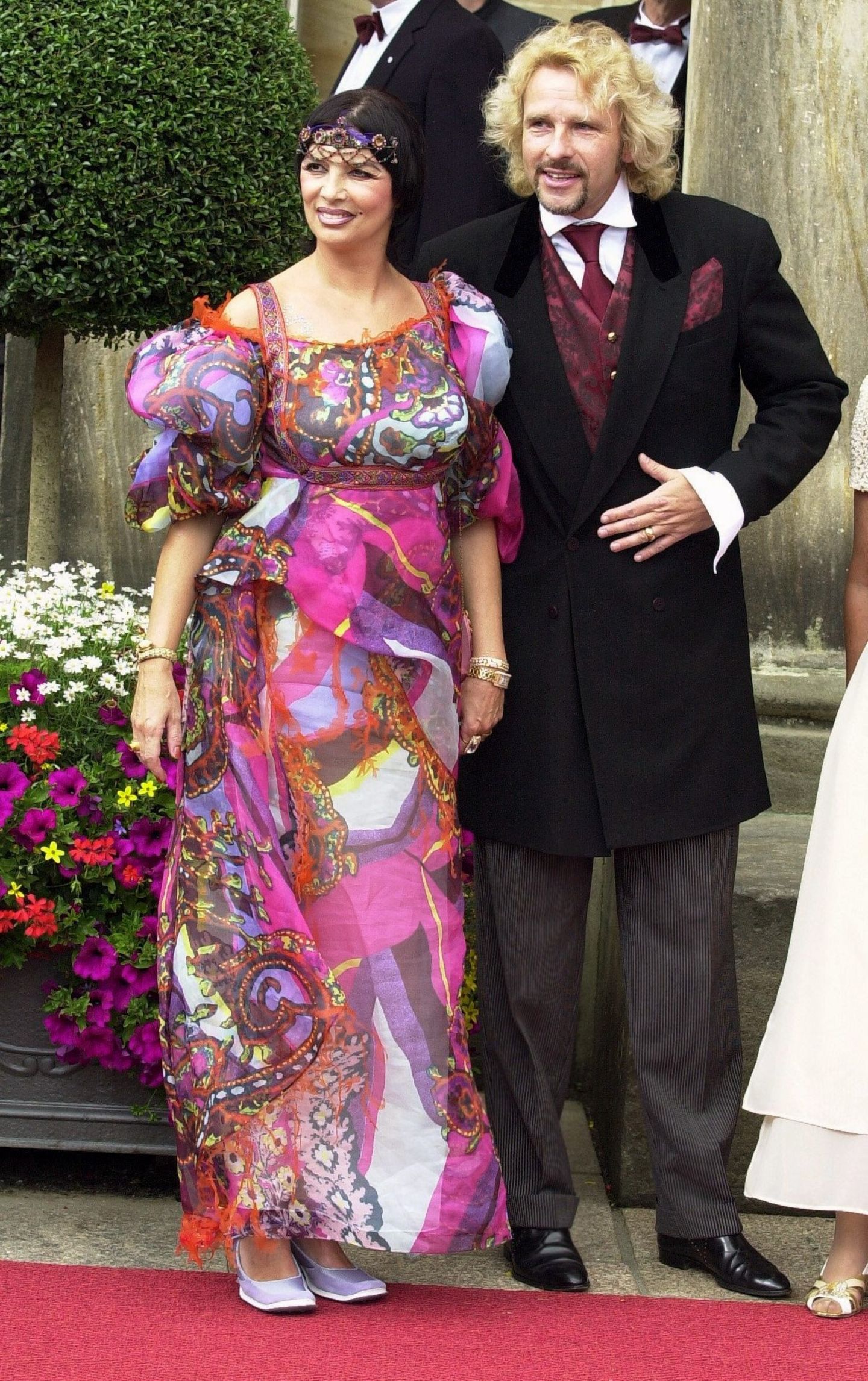 Thea und Thomas Gottschalk 2000 in Bayreuth