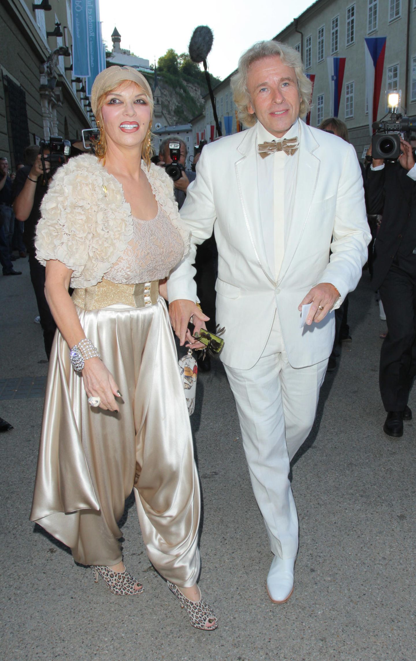 Thea und Thomas Gottschalk 2010 in Salzburg