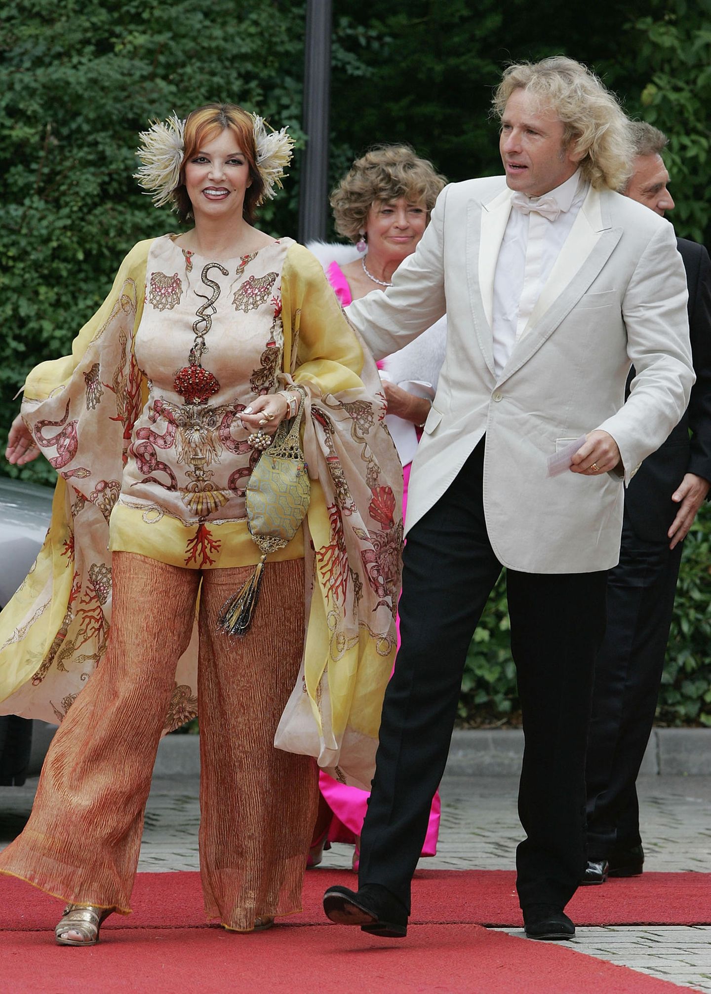 Thea und Thomas Gottschalk 2005 in Bayreuth