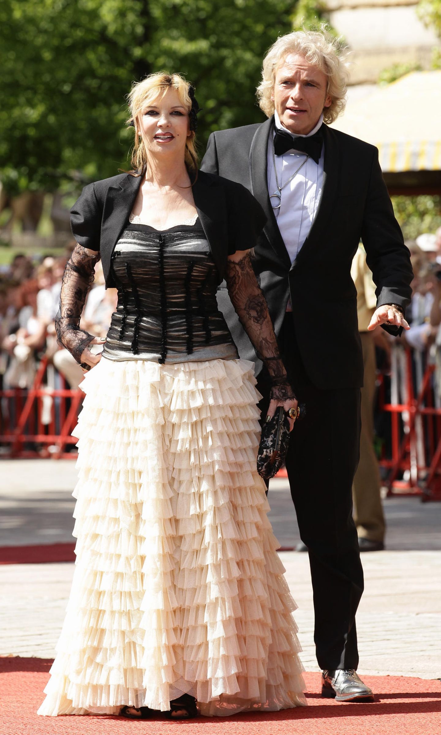 Thea und Thomas Gottschalk 2010 in Bayreuth