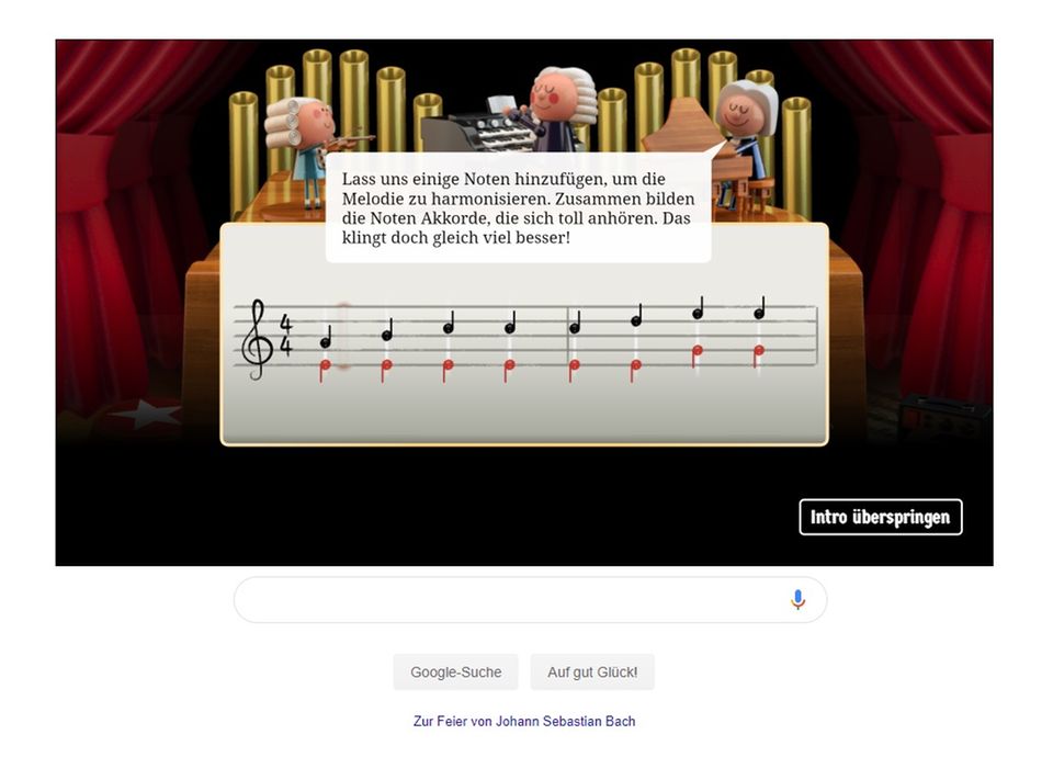 Johann Sebastian Bach Google Doodle Johann Sebastian Bach Google Doodle