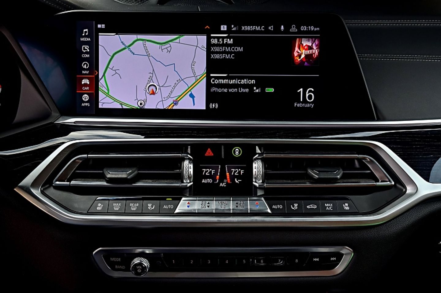 BMW X7 xDrive 50i - sehr gutes Navigationssystem