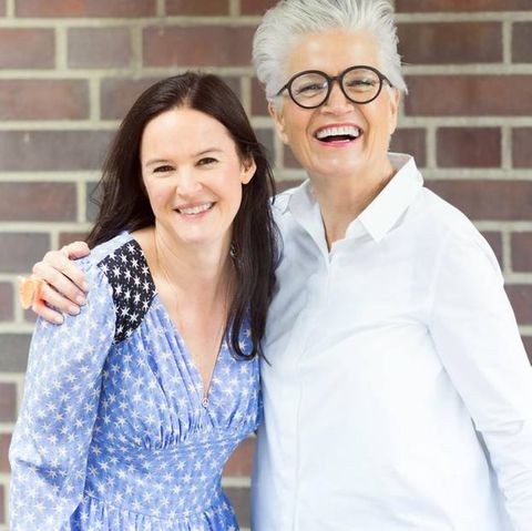 "Brigitte.de"-Chefredakteurin Doris Brückner (li.) und Greta Silver