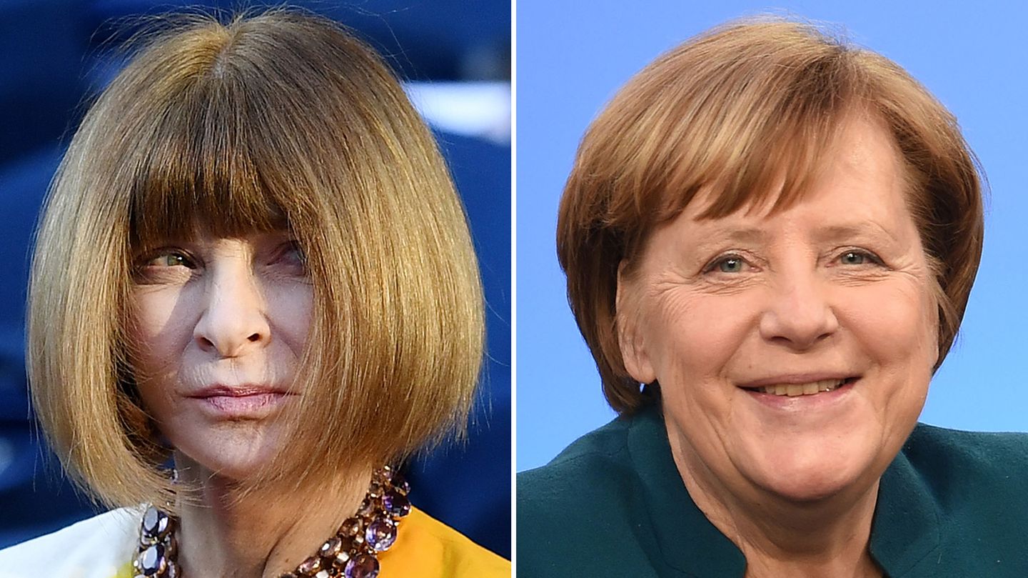 Anna Wintour Angela Merkel