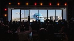 Beginn der Übergabezeremonie des ersten Airbus A380 von drei bestellten Exemplaren an All Nippon Airways in Toulouse