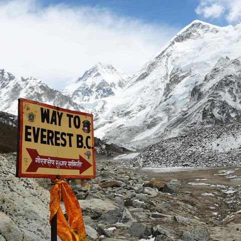 Auf dem Weg zum Everest Basislager in der Solukhumbu District