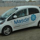 Masdar City: Mitsubishi I-MiEV Elektroauto