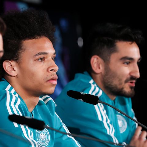 Ziel rassistischer Pöbeleien: Nationalspieler Leroy Sané und Ilkay Gündogan