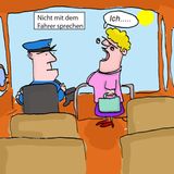 Cartoon: Ist das die traurigste Busfahrt des Jahres?