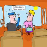 Cartoon: Ist das die traurigste Busfahrt des Jahres?