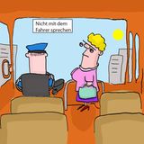 Cartoon: Ist das die traurigste Busfahrt des Jahres?