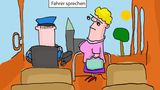 Cartoon: Ist das die traurigste Busfahrt des Jahres?