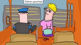 Cartoon: Ist das die traurigste Busfahrt des Jahres?