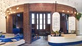 Auszeichnung: PONG Popkultur und Gastro – Düsseldorf NRW-Forum  "Wir haben das PONG erdacht für die Gegenwart mit Blick in die Zukunft und Respekt für die Vergangenheit. Bauen im Denkmal muss dem Alten schmeicheln, durch Neues überzeugen und immer eine Symbiose eingehen", findet Interior Designer Moritz Köhler.