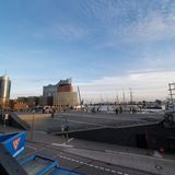 Der Hamburger Hafen und die Elbphilharmonie im Ultraweitwinkel