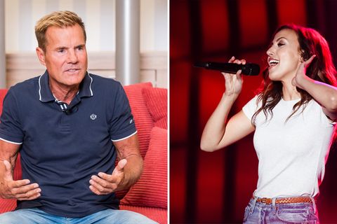 Dieter Bohlen und Sängerin Namika