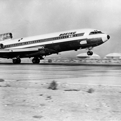 1963 absolvierte die Boeing 727 ihren Erstflug: 1832 Exemplare wurden bis 1984 produziert.