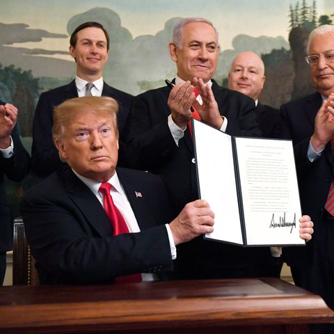 Formelle Anerkennung der Golanhöhen - Donald Trump legt eine Kerhtwende in der US-Außenpolitik hin