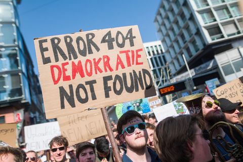 Demo vor der Abstimmung über die Reform des Urheberrechts im EU-Parlament
