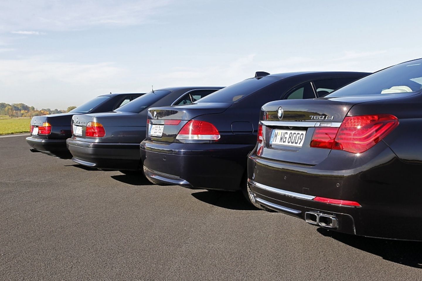 BMW 7er Familie mit V12-Motoren