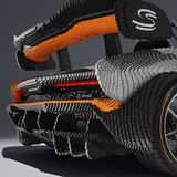 Das Heck ist originalgetreu nachgebildet