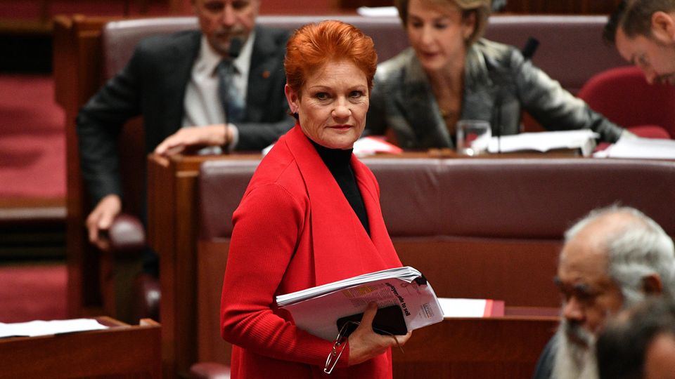 Pauline Hanson One-Nation-Führerin Pauline Hanson