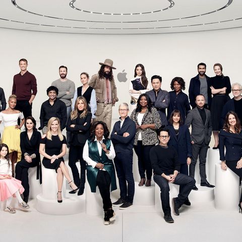 Stars in der Apple-Zentrale in Cupertino